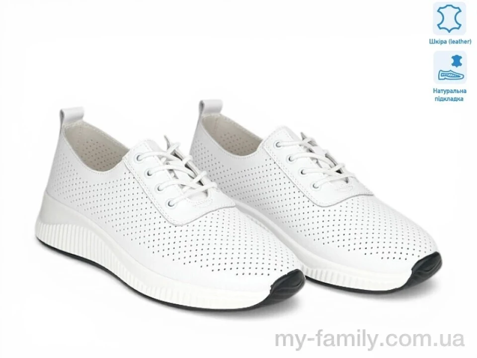 Кросівки натуральна шкіра білий жінки -, Жіночі кросівки оптом
