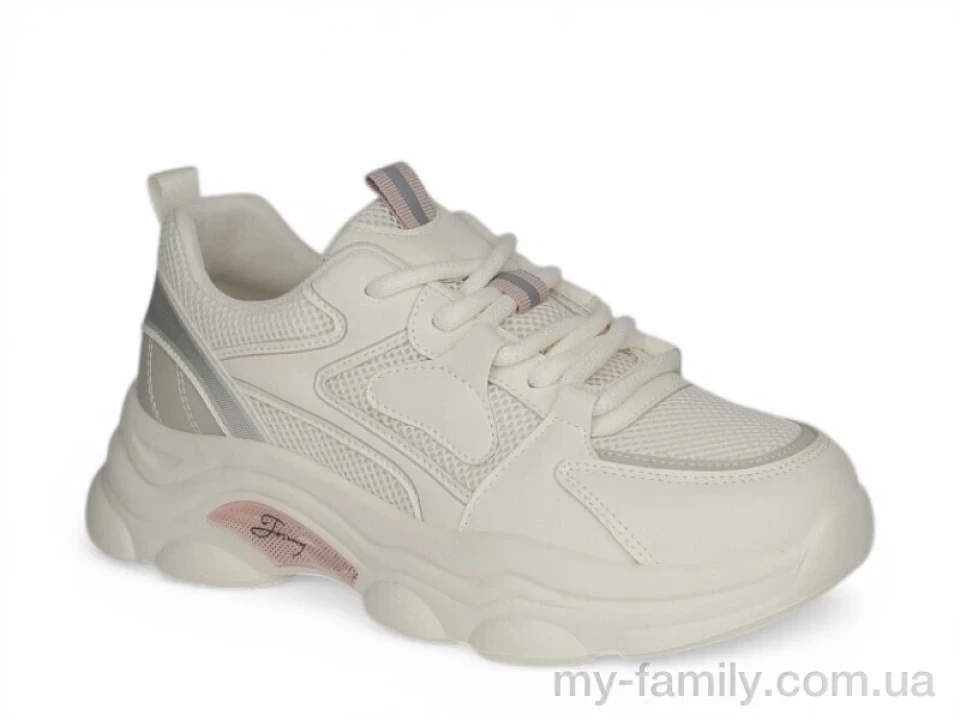 Кросівки штучна шкіра-текстиль білий жінки -, Жіночі кросівки оптом