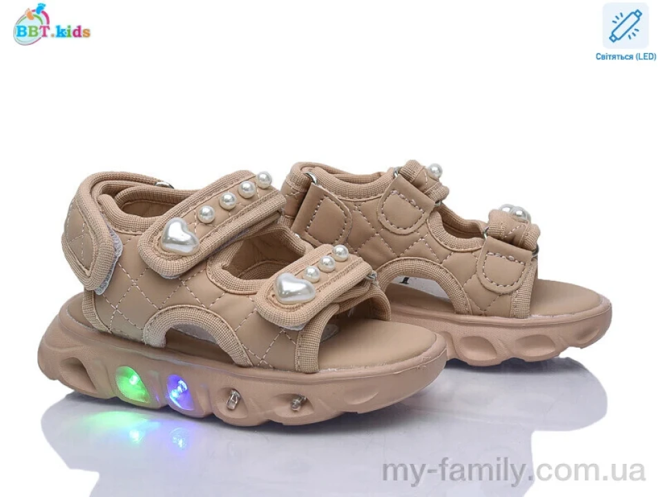 Босоніжки штучна шкіра коричневий діти дівчинка, Взуття оптом діти