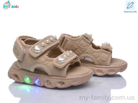 Босоніжки штучна шкіра коричневий діти дівчинка, Взуття оптом діти