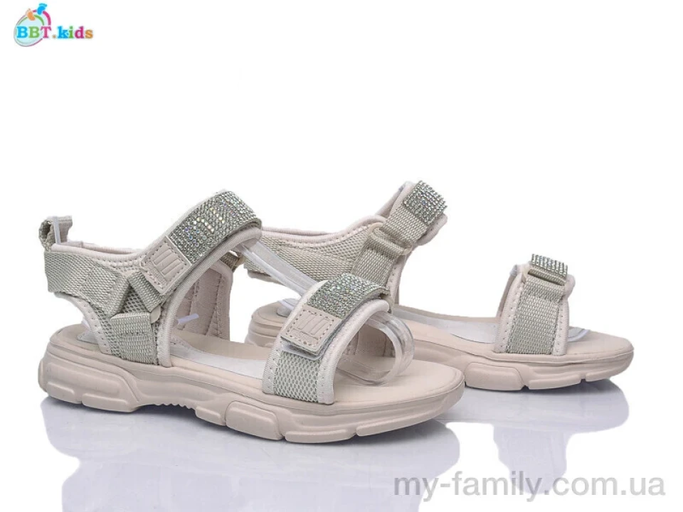Босоніжки текстиль бежевий діти дівчинка, Взуття оптом діти
