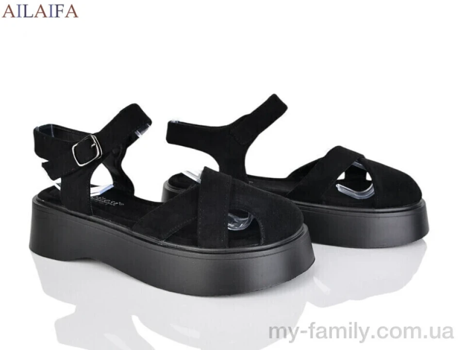 Босоніжки штучна замша чорний жінки -, Жіночі босоніжки оптом