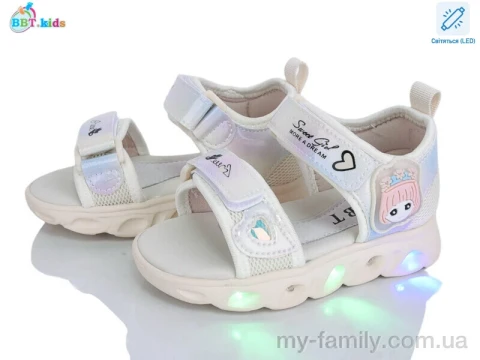 Босоніжки штучний лак-текстиль бежевий діти дівчинка, Взуття оптом діти