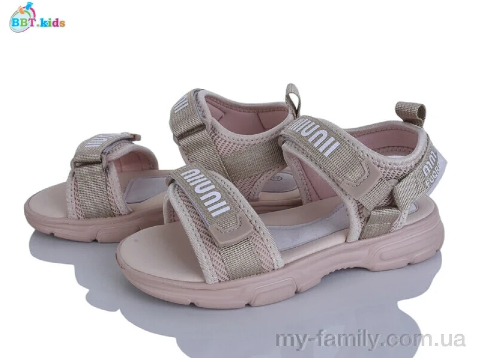 Босоніжки текстиль бежевий діти дівчинка, Взуття оптом діти