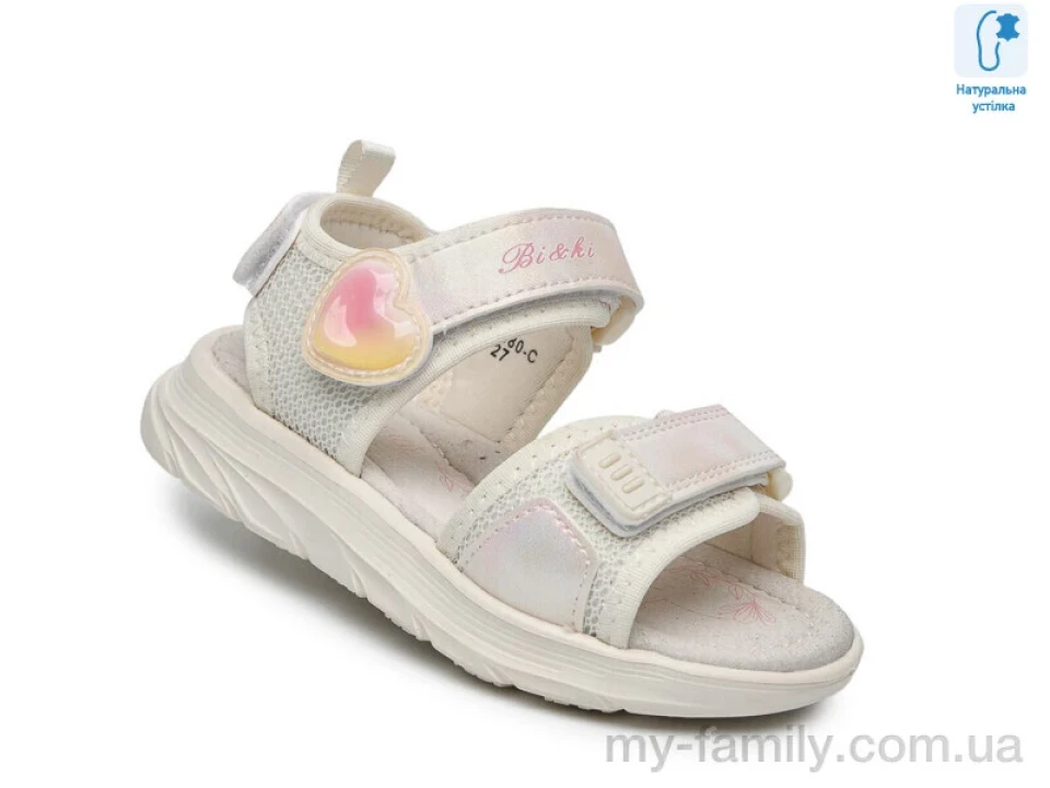 Босоніжки штучна шкіра-текстиль бежевий діти дівчинка, Взуття оптом діти