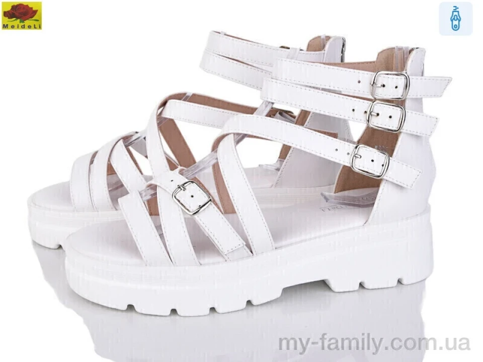 Босоніжки штучна шкіра білий жінки -, Жіночі босоніжки оптом