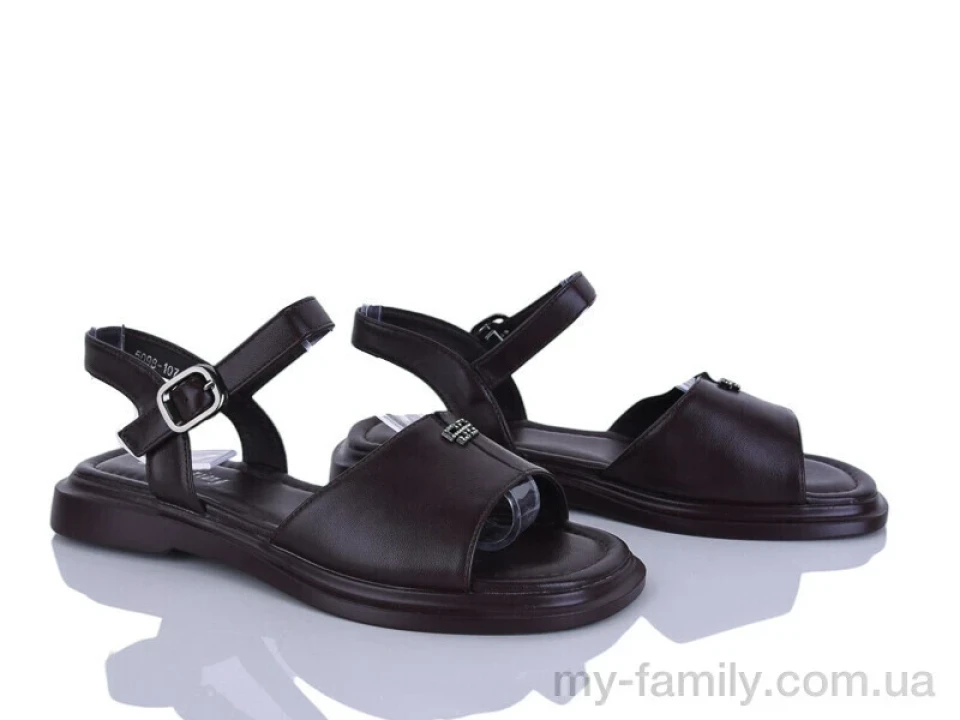 Босоніжки штучна шкіра коричневий жінки -, Жіночі босоніжки оптом