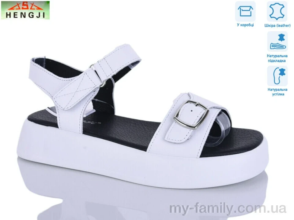 Босоніжки натуральна шкіра білий жінки -, Жіночі босоніжки оптом