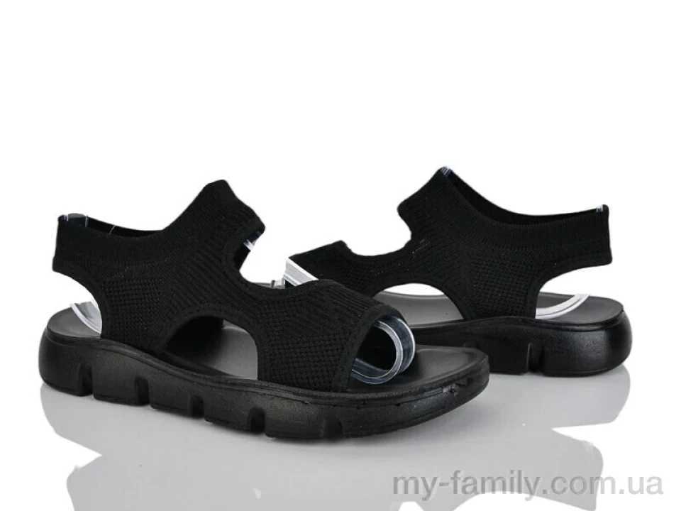 Босоніжки текстиль чорний жінки -, Жіночі босоніжки оптом