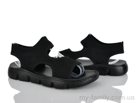 Босоніжки текстиль чорний жінки -, Жіночі босоніжки оптом