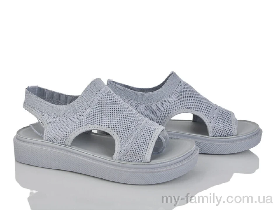Босоніжки текстиль сірий жінки -, Жіночі босоніжки оптом