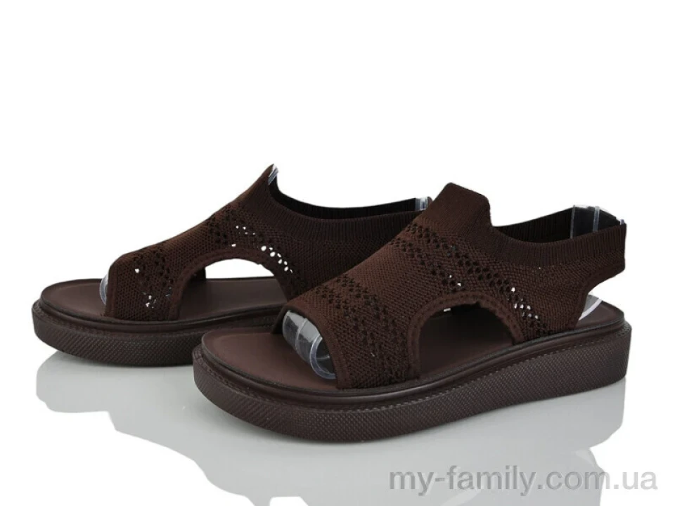 Босоніжки текстиль коричневий жінки -, Жіночі босоніжки оптом