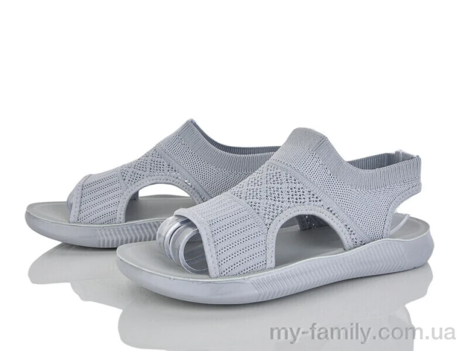 Босоніжки текстиль сірий жінки -, Жіночі босоніжки оптом