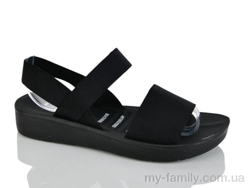 Босоніжки текстиль чорний жінки -, Жіночі босоніжки оптом