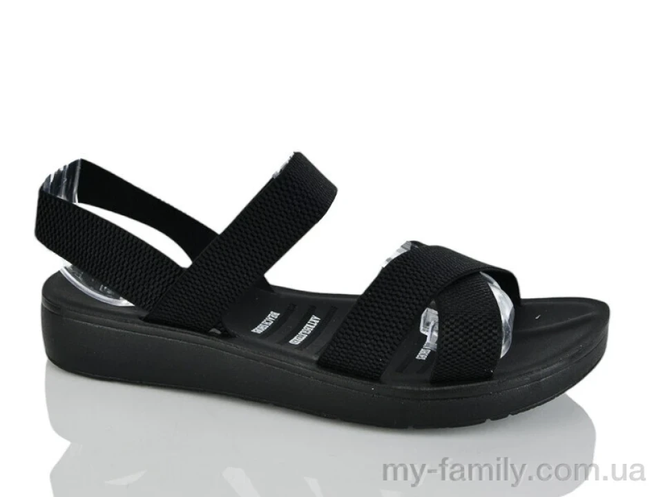 Босоніжки текстиль чорний жінки -, Жіночі босоніжки оптом