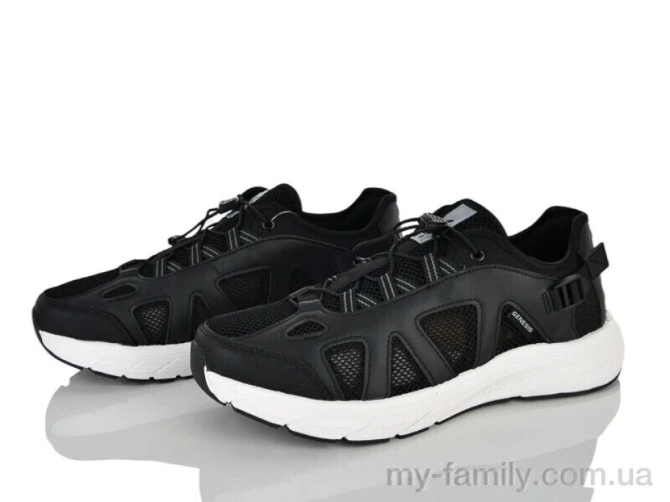 Кросівки штучна шкіра-текстиль чорний чоловіки -, Чоловічі кросівки оптом