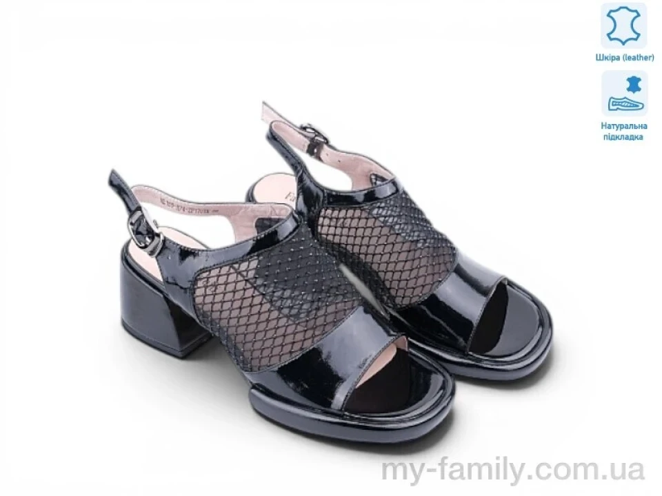 Босоніжки натуральна шкіра чорний жінки -, Жіночі босоніжки оптом