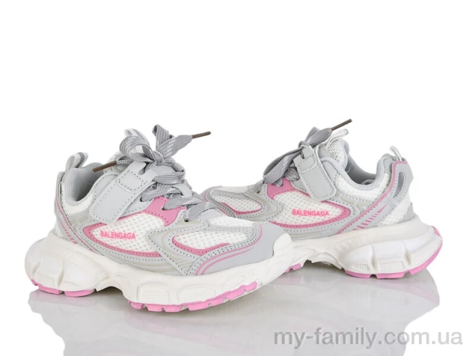 Кросівки штучна шкіра-текстиль сірий діти дівчинка, Дитячі кросівки оптом