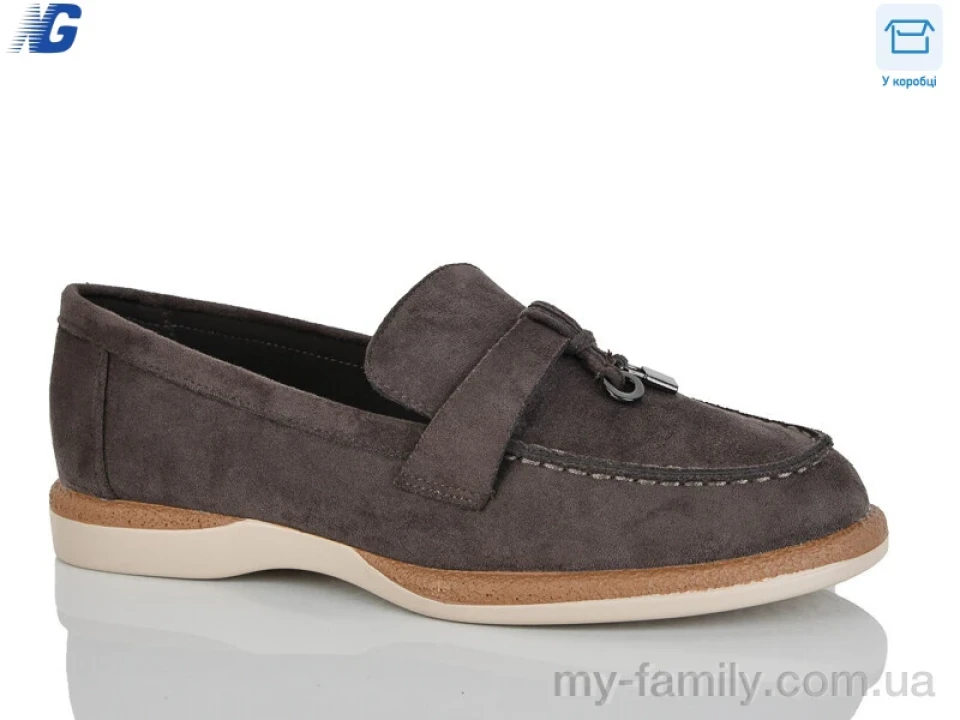 Туфлі штучна замша сірий жінки -, Туфлі жіночі оптом