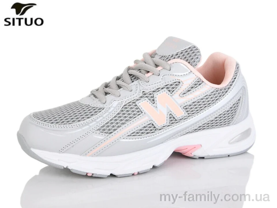 Кросівки штучна шкіра-текстиль сірий жінки -, Жіночі кросівки оптом