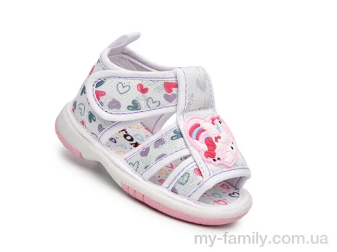 Босоніжки текстиль срібний діти дівчинка, Взуття оптом діти