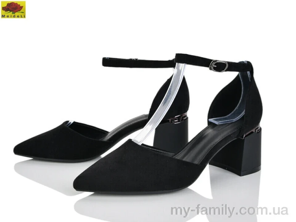 Туфлі штучна замша чорний жінки -, Туфлі оптом