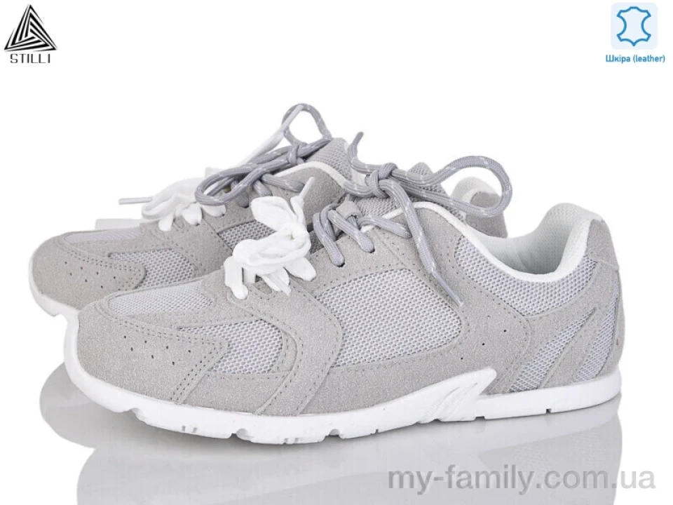 Кросівки натуральна замша-текстиль сірий жінки -, Жіночі кросівки оптом