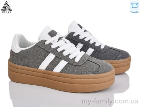 Кросівки штучна замша сірий жінки -, Жіночі кросівки оптом