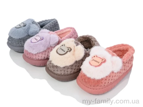 Капці штучне хутро мікс діти дівчинка, Капці оптом