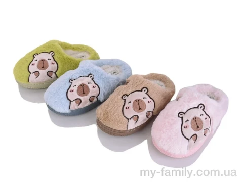 Капці штучне хутро мікс діти унісекс, Капці оптом