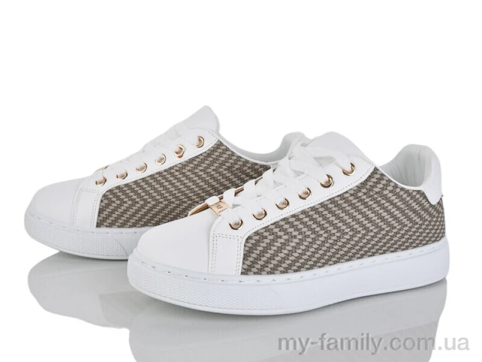 Кросівки штучна шкіра білий жінки -, Жіночі кросівки оптом