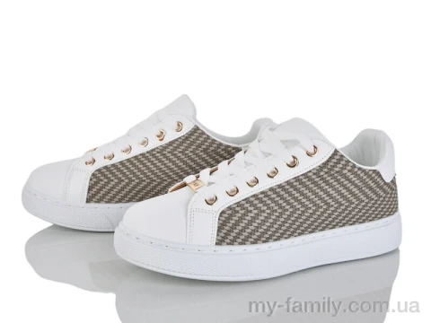Кросівки штучна шкіра білий жінки -, Жіночі кросівки оптом