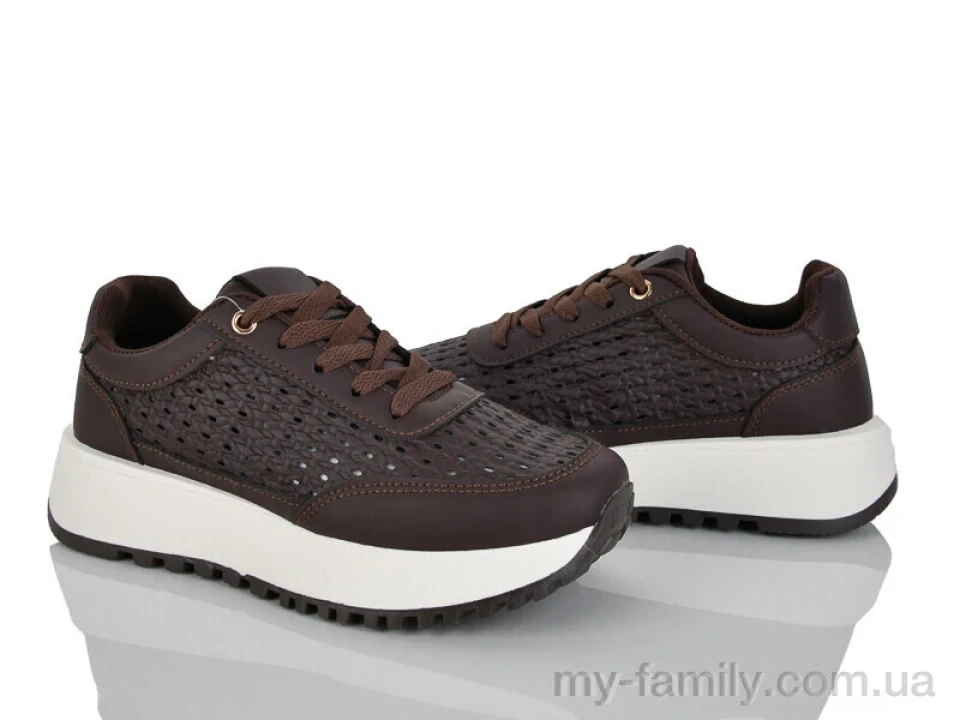 Кросівки штучна шкіра коричневий жінки -, Жіночі кросівки оптом