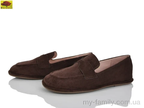 Туфли искусственная замша коричневый женщины -, Туфли женские оптом