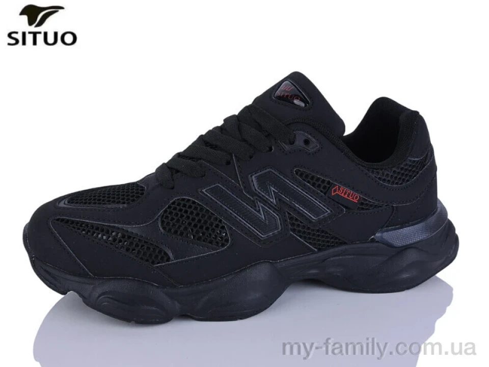 Кросівки штучна шкіра-текстиль чорний чоловіки -, Чоловічі кросівки оптом