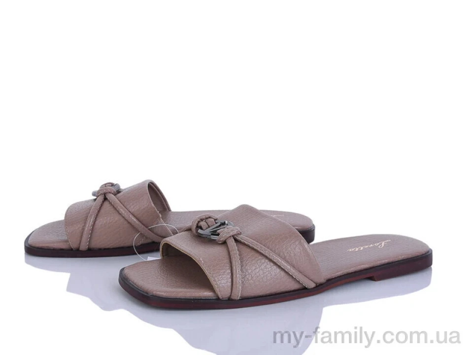 Шльопанці штучна шкіра коричневий жінки -, Жіночі шльопанці оптом