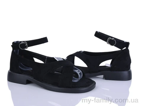 Босоніжки штучна замша чорний жінки -, Жіночі босоніжки оптом