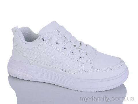 Кросівки штучна шкіра білий жінки -, Жіночі кросівки оптом