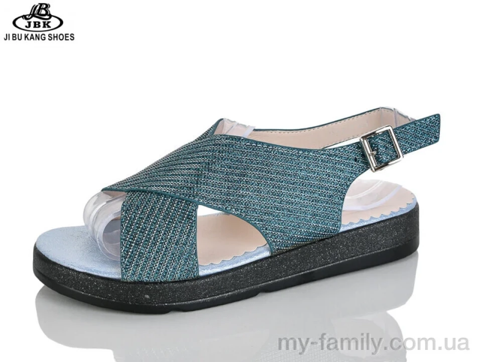Босоножки искусственная кожа синий женщины -, Женские босоножки оптом