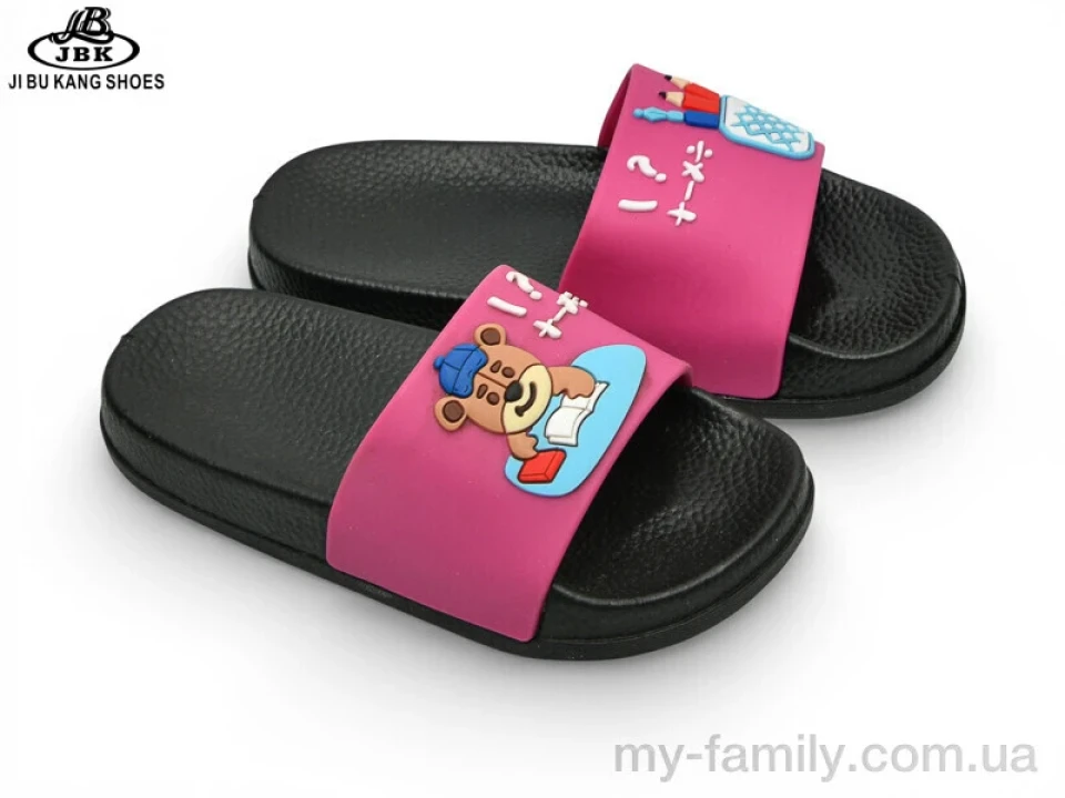 Шльопанці силікон рожевий діти дівчинка, Дитячі шльопанці оптом
