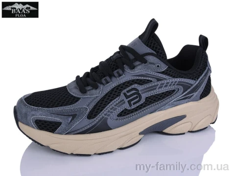 Кросівки штучна шкіра-текстиль чорний чоловіки -, Чоловічі кросівки оптом