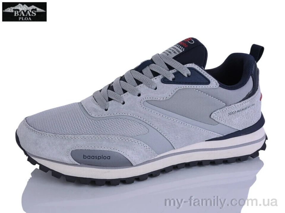 Кросівки штучна замша-текстиль сірий чоловіки -, Чоловічі кросівки оптом
