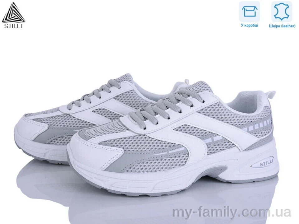 Кросівки натуральна шкіра-текстиль сірий жінки -, Жіночі кросівки оптом