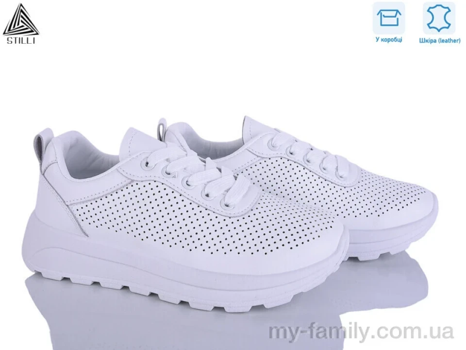 Кросівки натуральна шкіра білий жінки -, Жіночі кросівки оптом