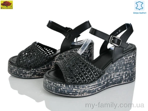 Босоніжки натуральна шкіра чорний жінки -, Жіночі босоніжки оптом