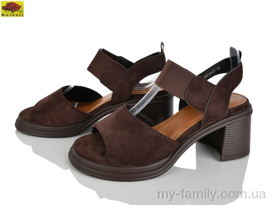 Босоніжки штучна замша коричневий жінки -, Жіночі босоніжки оптом