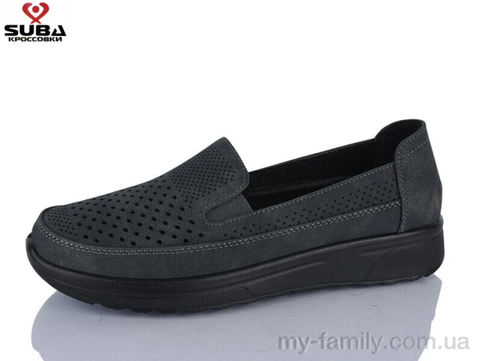 Туфлі штучний нубук сірий жінки -, Туфлі жіночі оптом