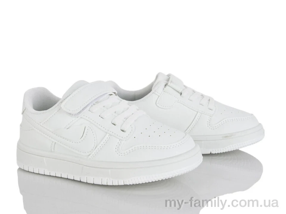 Кросівки штучна шкіра білий діти унісекс, Дитячі кросівки оптом