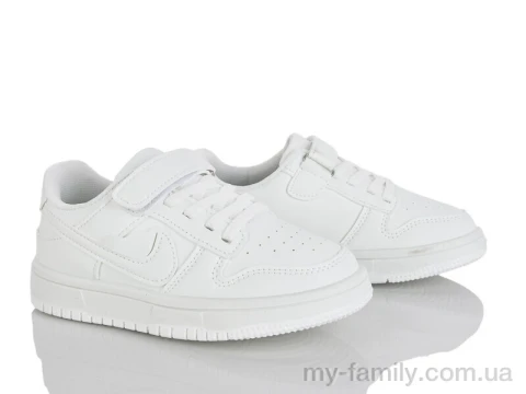 Кросівки штучна шкіра білий діти унісекс, Дитячі кросівки оптом