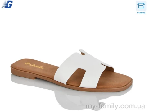 Шльопанці штучна шкіра білий жінки -, Жіночі шльопанці оптом